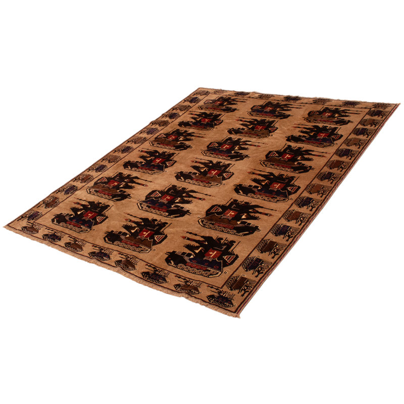 Tapis unique en laine nouvel âge 6 pi 9 po x 9 pi Zayed