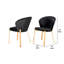Chaise d'appoint rembourrée en velours Chorleywood-51839817