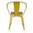 Briceidy All-Weather Metal Stack Chair with Arms and Poly Resin Seat-1093872923-1093872913