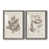 Cadre en papier gris