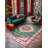 Otto Green Oriental Machine Printed Cotton Polyester Area Rug-442351209