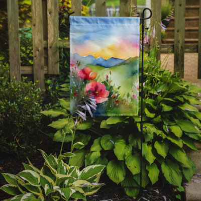 Drapeau de jardin double en polyester H 15,5 po x l 11,25 po