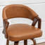 Tabouret de comptoir pivotant en similicuir Providence-128799107