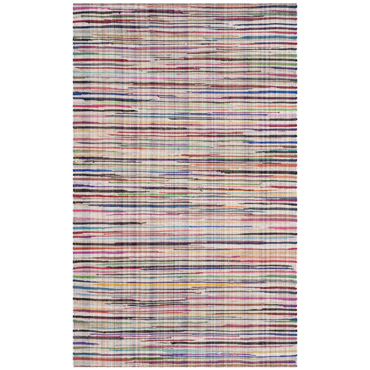 Fales Office Chair Collection Fabric/Metal Striped Rug