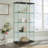 Curio Cabinet  Display Glass Cabinet  with Lockable Double Doors-664980171
