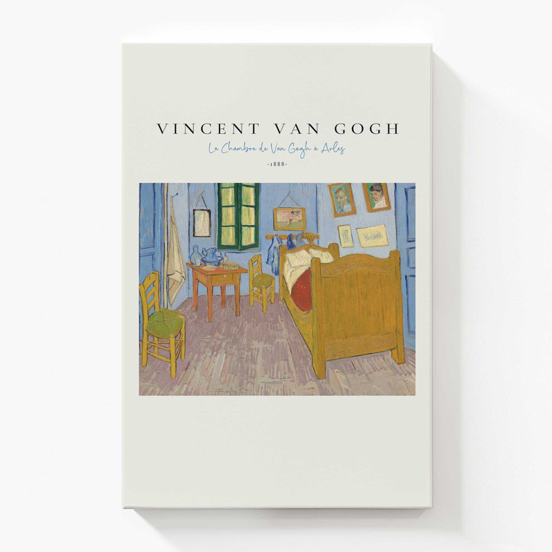 La Chambre v2 de Van Gogh, Toile tendue, H 60 po x l 40 po