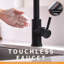 Robinet de cuisine rétractable à poignée simple avec accessoires-86831751