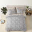 -Piece Bedding Sets, Polyester Microfiber, Modern Grey Full Comforter Set