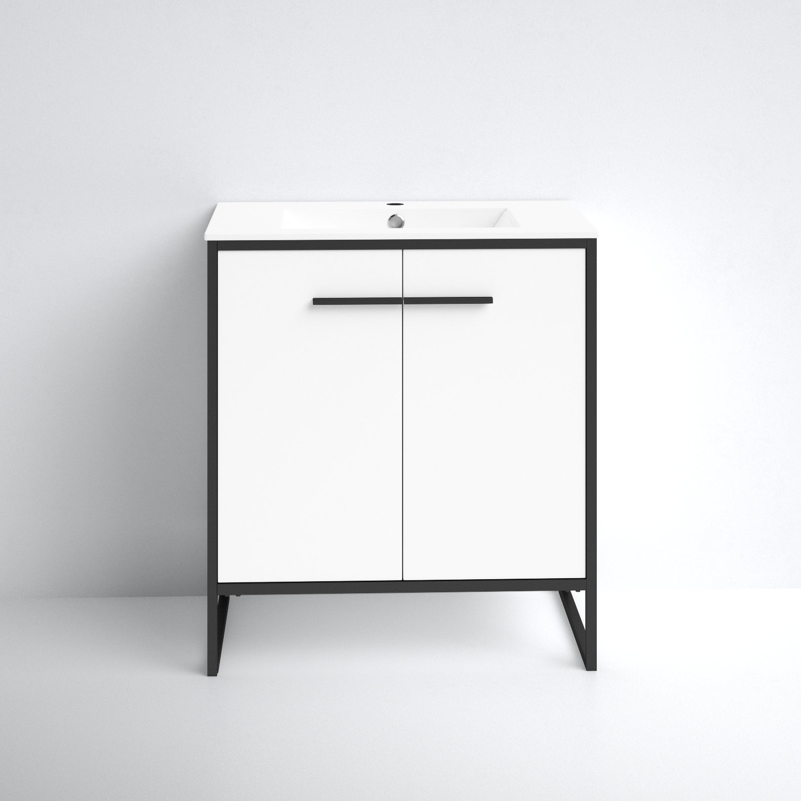 Saray 30'' Single Bathroom Vanity, White