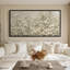 Art mural encadré sur toile - Champ de fleurs sauvages blanc doux dans une palette neutre et calme - 16 po x 24 po, 24 po x 36 po-529034444-529034434