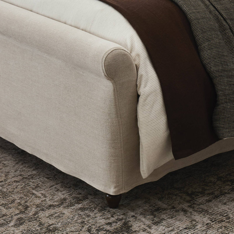 Dalia Bed, Cream, Queen