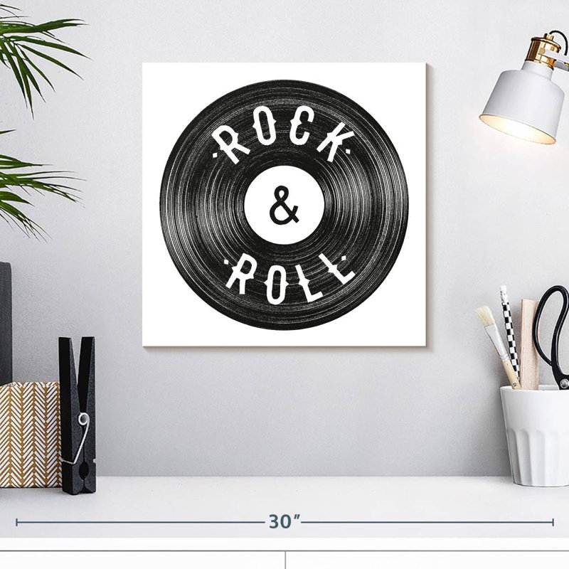 Abarca Rock N' Roll, 16" H x 16" W