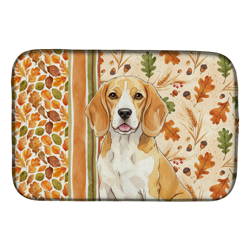 Tapis de séchage d'automne citron Beagle Heirloom