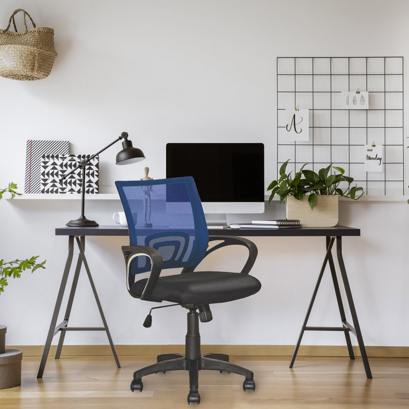 Hoehne Task Chair, Navy Blue