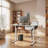 Electric Standing Desk Whole Piece Adjustable Height Desk Home Office Computer Workstation Sit Stand up Desk-1281950262-1281950280