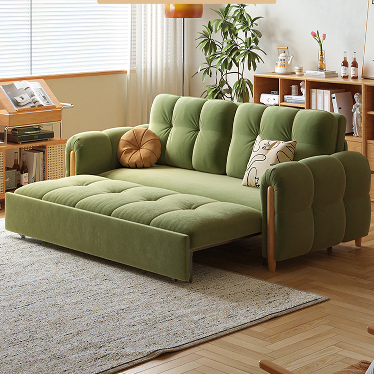 Mont Bike Solutions Loveseat Green 100% Polyester Sleeper sofa | Wayfair