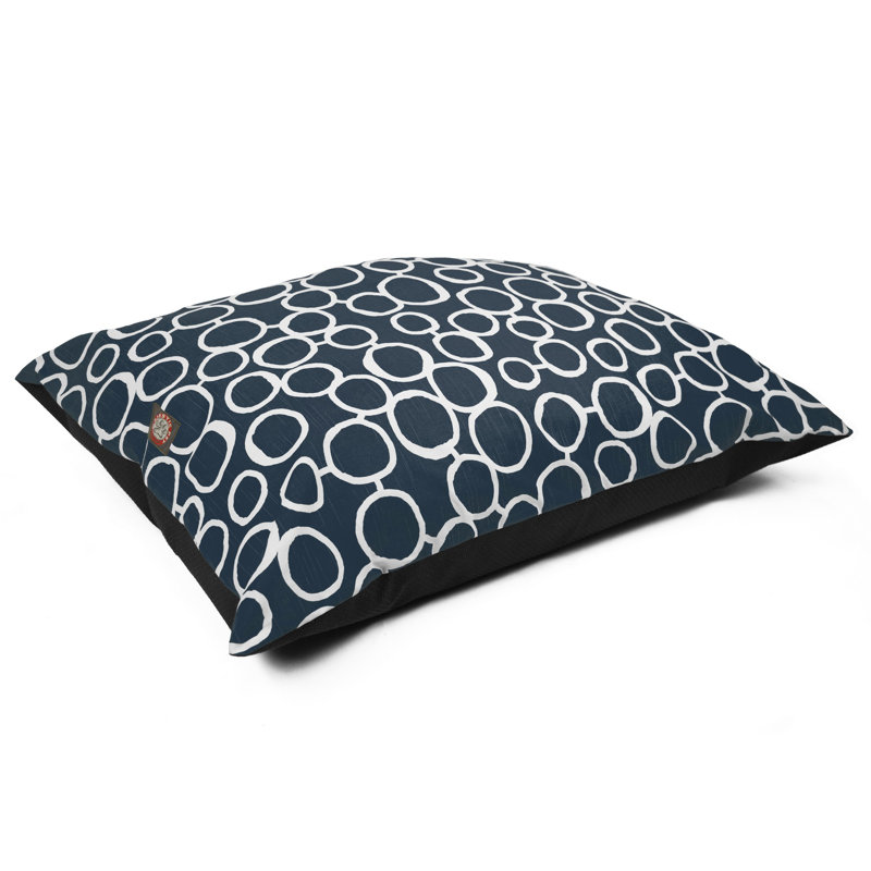 Lit pour chien Fusion Majestic, Moyen (l 35 po x P 28 po x H 7 po), Bleu marine