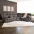 Precita Grey Manual Reclining Sectional