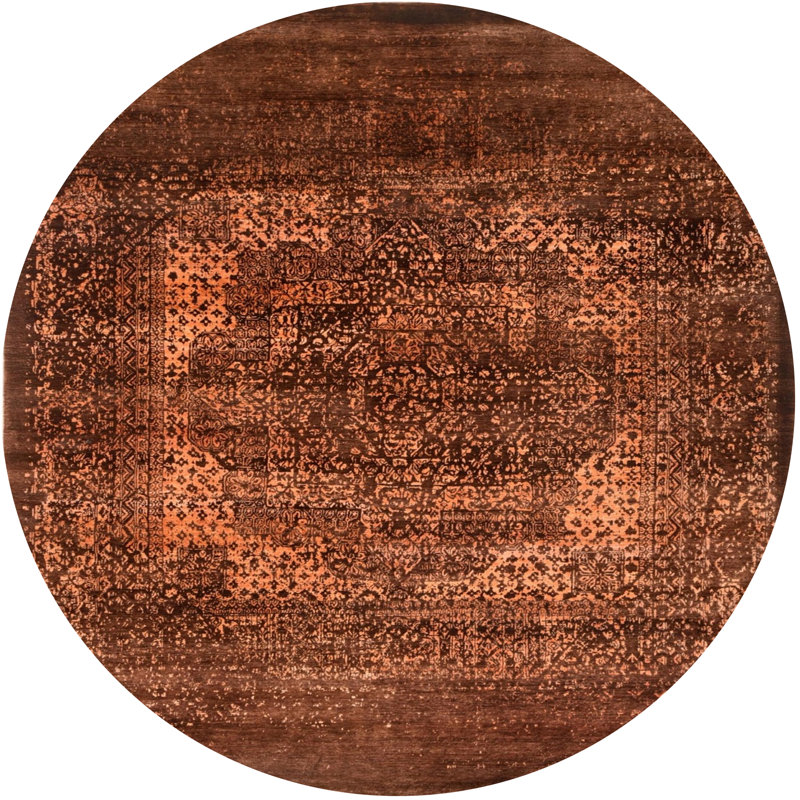 Oriental Indoor Rug, Round 4'