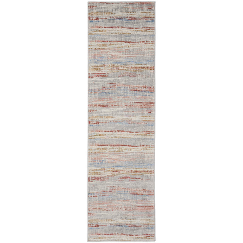 Savigne Abstract Indoor Rug, Runner 2'3" x 7'6"