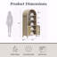 Armoire de rangement arquée