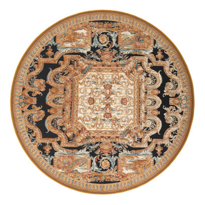 Indoor/Outdoor Traditional Area Rug
