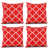 Red Quatrefoil