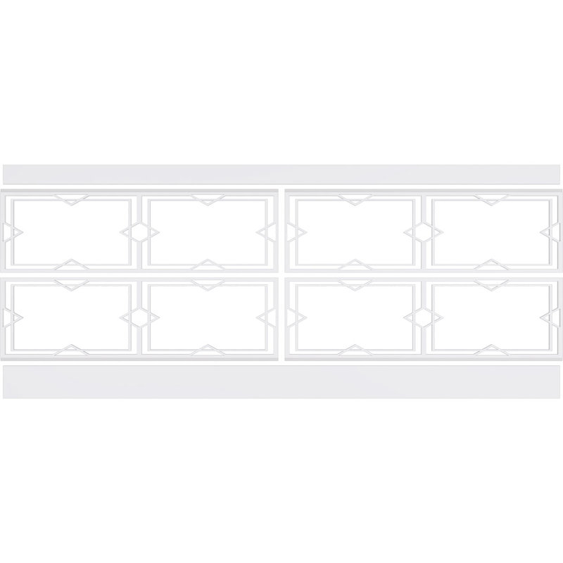Ensemble de lambris en PVC Fleming, H 36 po x l 94,5 po x P 0,625 po