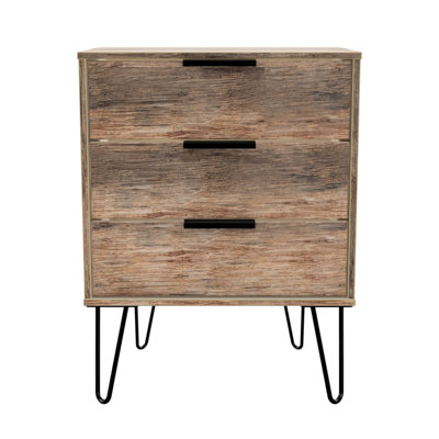 Fully Assembled Menifee 3 Drawer 57.5Cm W Chest of Drawers