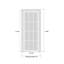 Porte intérieure moderne avec poignée | Planum 0010 | Garniture simple à panneau simple Regural | Portes de salle de bain robustes-93789181-93789203