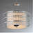 Ferdinand 3 - Light Chrome Metal Unique/Statement Pendant