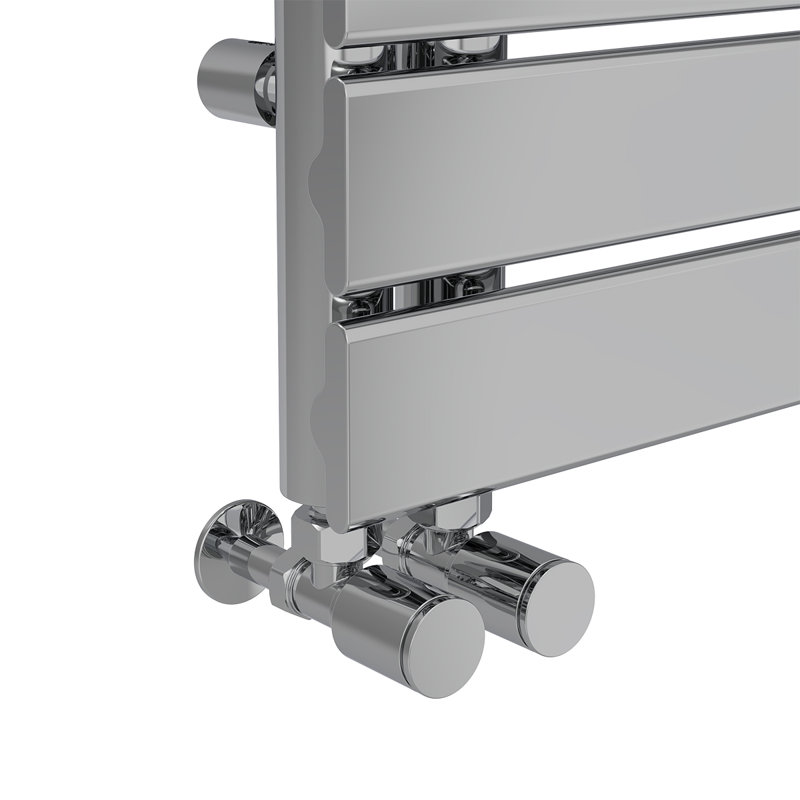 Brayner Flat Panel Towel Rail Heated Towel Rails, Chrome