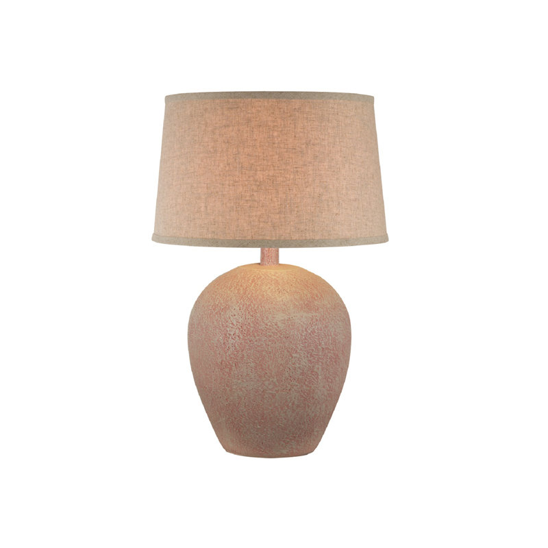 Pasleigh Alabaster Bedside Table Lamp, Pink