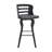 Aldborough Swivel Counter or Bar Height Barstool in Faux Leather, Bent Wood, and Metal-488346839-488346836-453100020