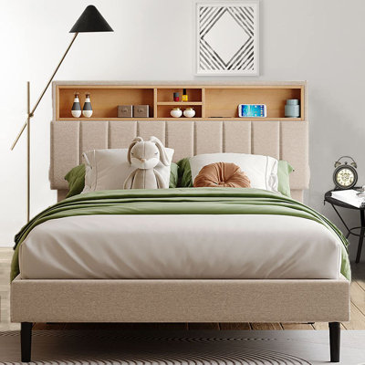 Kewell Storage Sleigh Bed
