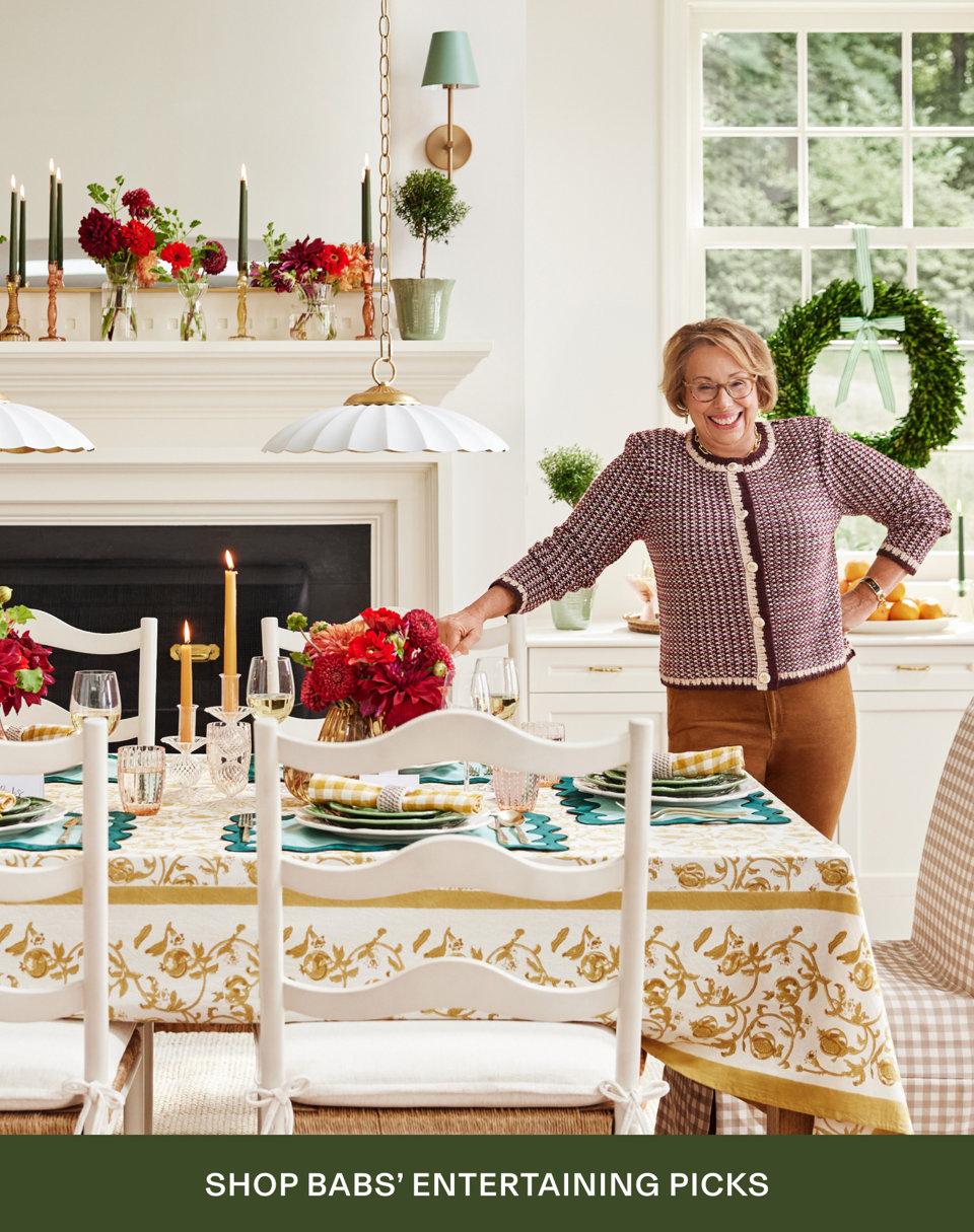 Shop Babs' entertaining picks