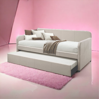 Fog Fabric Daybed W/Trundle (Twin)
