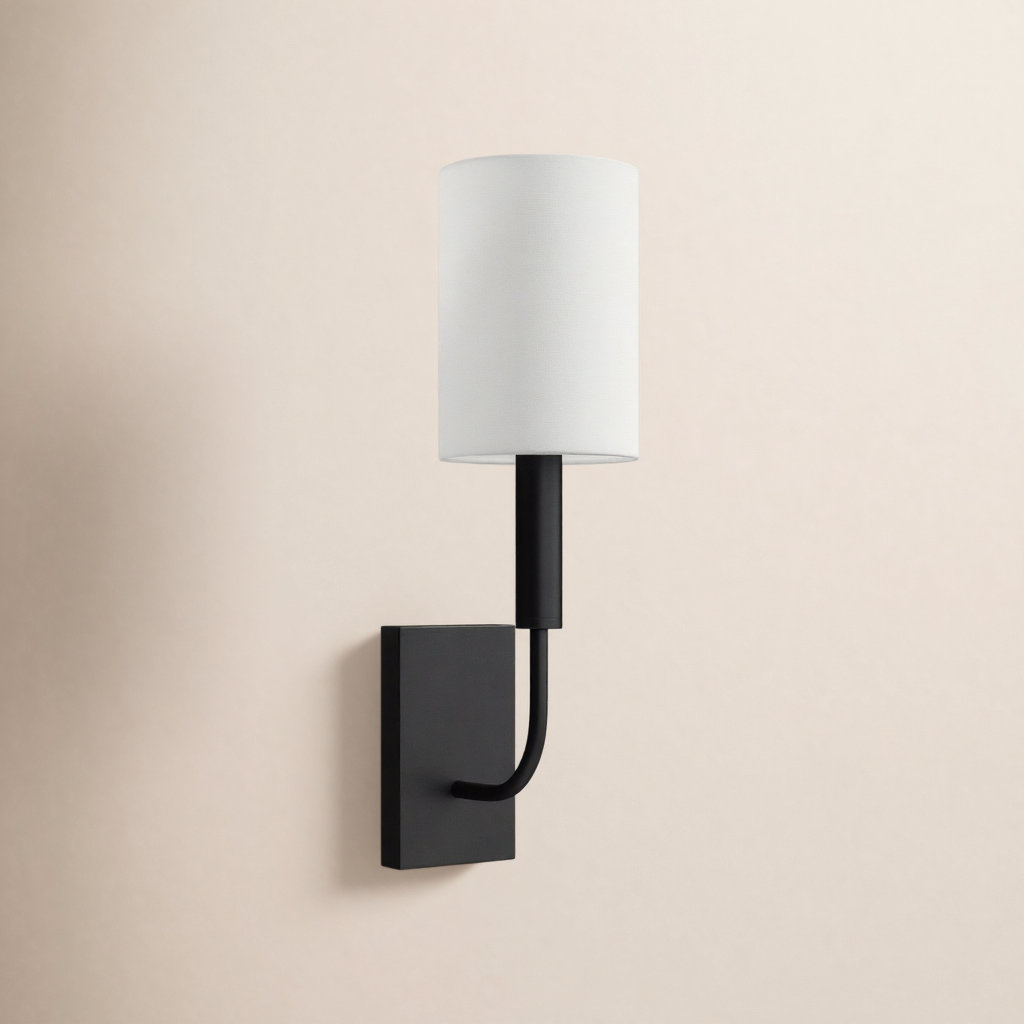 Tedder Single Light Dimmable Candle Wall Light, Aged Iron