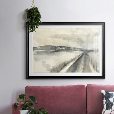 Vanish Pathway II, reproduction d'art encadrée
