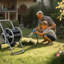 74cm H x 53cm W Utility Cart