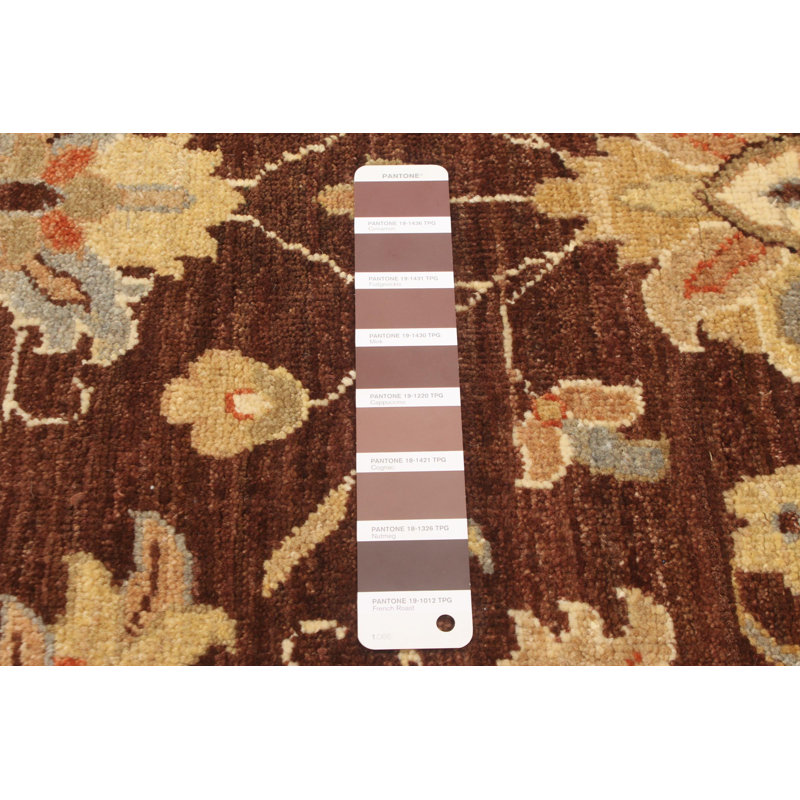 Tapis brun foncé Malestia 3 pi 8 po x 19 pi 2 po Malazia