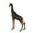 Pair of Giraffes Bronze Statues -  Size: 32"L x 12"W x 55"H. 