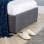 Oyibo Upholstered Grey Gas-lift Ottoman Storage Bed-238284525