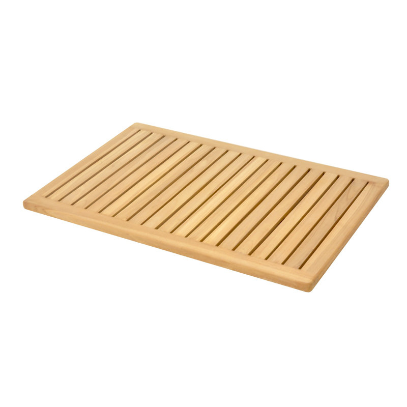 Mabe Striped Bath Rug, 1.25" H x 36" W x 24" D