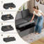 Corner Sofa Bed, U-Shaped Sleeper Sectional Couch Bed, 3-In-1 Convertible Pull Out Sofa Bed With Adjustable Backrest, Storage, Usb And Cup Holder For Living Room-291684389