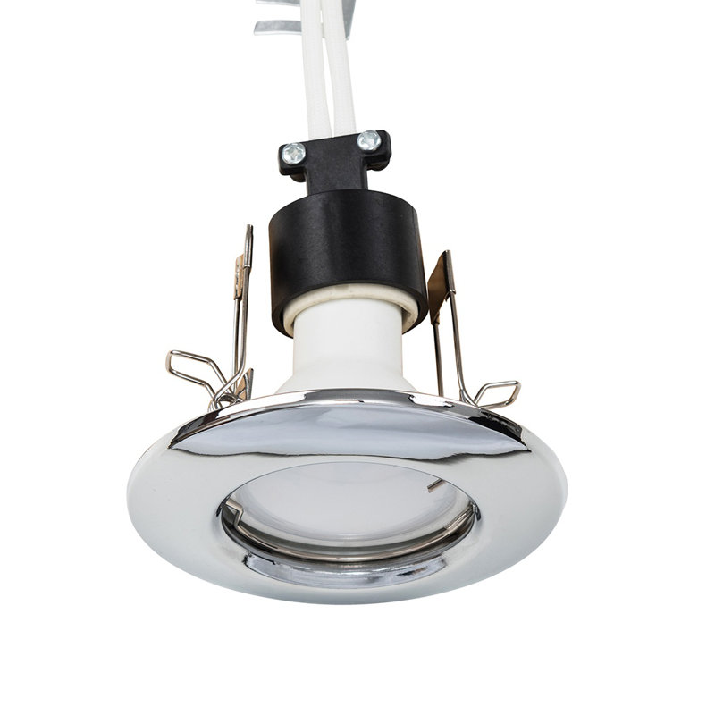 8.7cm Recessed Retrofit Downlight, Chrome