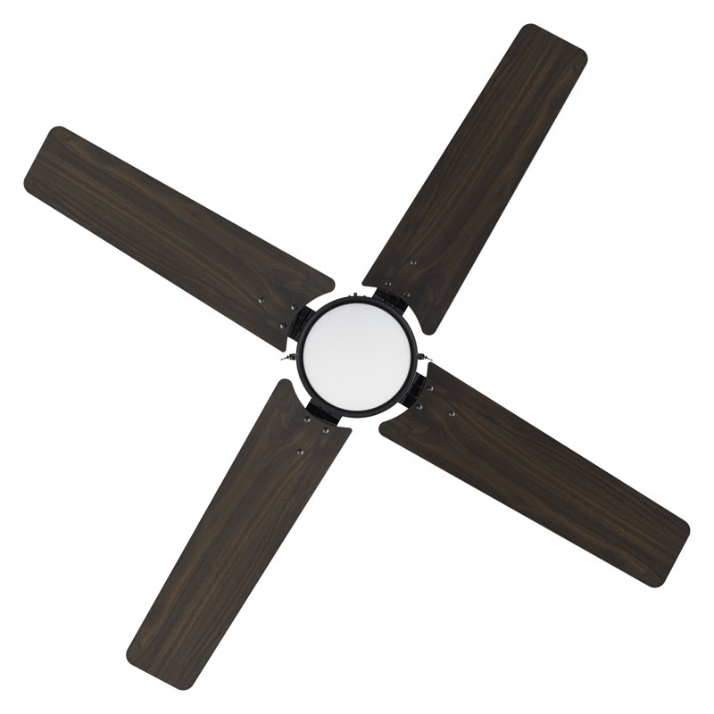 Ventilateur de plafond 52 po, Noyer foncé