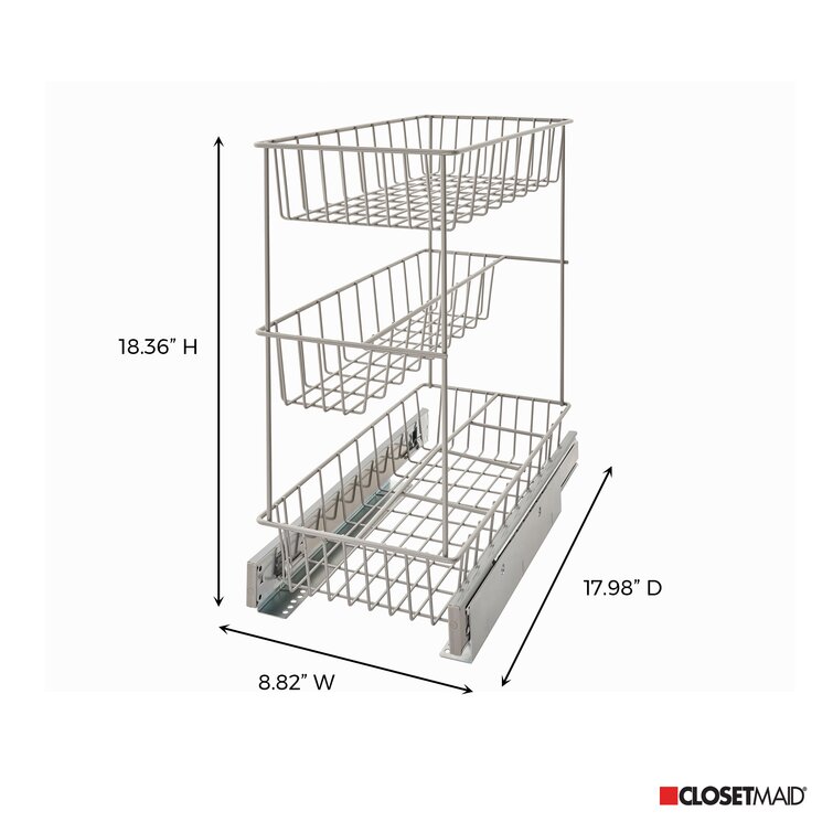 Stackable Closet Bin with Pull-Out Drawer 12 x 16 x 6 in 2023