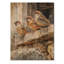 «Sparrows Birds In The Farmyard V», impression sur bois d'oiseaux - sur bois de pin naturel-43808429