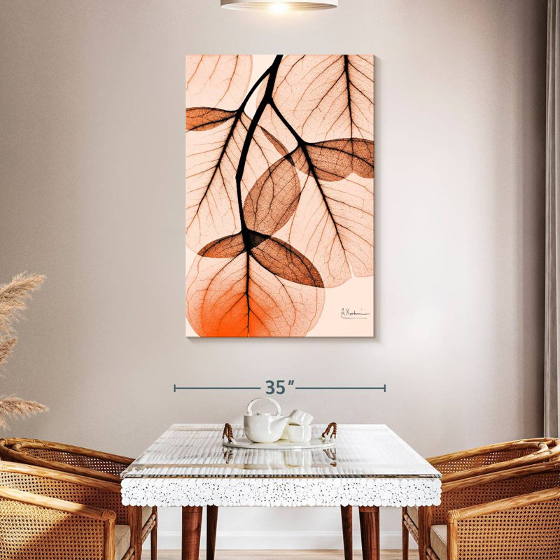 Harnek Orange Eucalyptus I, 48" H x 32" W